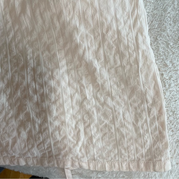 ASOS DESIGN Seersucker Lace Up Back Jumpsuit In Blush - Picture 14 of 14